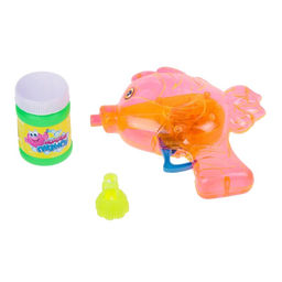 Генератор-пистолет мыльных пузырей Рыбка-пистолет со светом, 50 мл, цвета МИКС - Funny toys фото 6