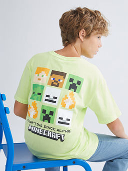 Minecraft Bask?l? Erkek ?ocuk Ti??rt