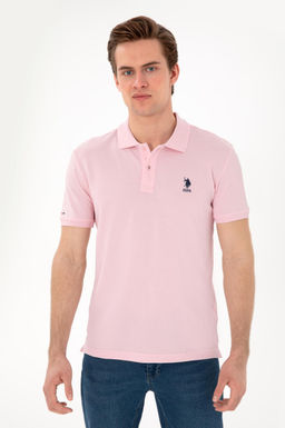 Erkek Slim Fit Polo Yaka A__k Pembe Basic Ti__rt Sepette S_rpriz _ndirim - U.s. polo assn фото 3