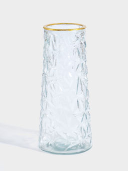 Ваза для цветов «Берт» грация, 27.5×12 см, стекло, прозрачная