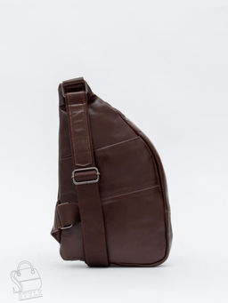 Рюкзак мужской кожаный 1771Z brown Zinimsk
