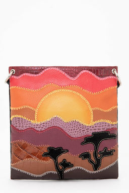 Сумка с аппликацией ДС-144-167 черный