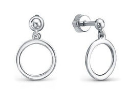 Серьги, без вставки, В10-1726