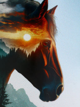 Кружка новогодняя керамическая «Повелитель вершин», лошадь, 320 мл