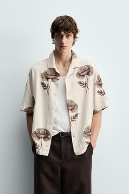 CAMISA BORDADO FLORAL / Crudo - Zara фото 2