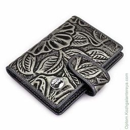 Женская кожаная визитница Sergio Valentini СВ 8064-010  фото 2