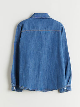 Uzun Kollu Erkek ?ocuk Jean G?mlek