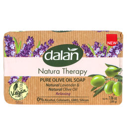 Мыло туалетное твердое Dalan Natura Therapy 200г, Лаванда + Оливковое масло (Турция)  фото 2