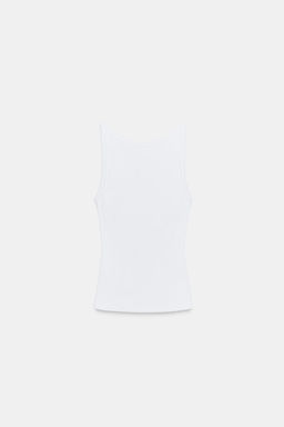 RIBBED HALTER TOP - Zara фото 2