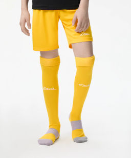 Гетры футбольные JOGEL CAMP BASIC SOCKS, желтый/серый/белый