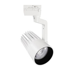ULB-Q274 40W/4000К WHITE Светильник-прожектор светодиодный трековый. 3600 Лм. Белый свет (4000К). Корпус белый. ТМ Volpe.