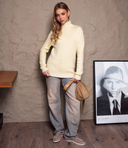 Водолазка #КТ881 (7), жёлтый - Dommod фото 4