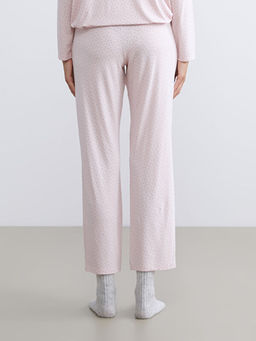 Beli Lastikli Puantiyeli Kad?n Pijama Alt