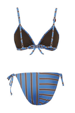 TRENDYOLMILLA Cizgili Ucgen Aksesuarl? Regular Bikini Tak?m? TBESS25BT00107  фото 7
