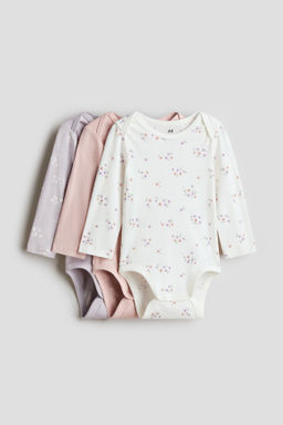 Pack de 3 bodies de punto con estampado