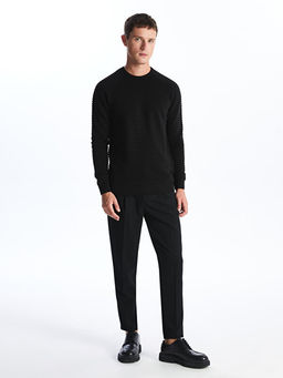 Bisiklet Yaka Erkek Triko Kazak