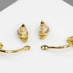 Серьги металл Стиль неоны мини, цвет золото