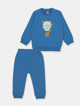 CRB wear/CSBB 90235-42-392 Комплект для мальчика (джемпер, брюки),синий/Ex.Cherubino