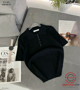 Футболка поло однотонная - Bruno фото 2