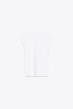 WASHED COTTON T-SHIRT - Zara фото 5