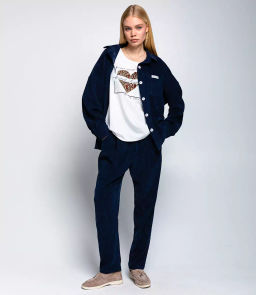 Комплект #БШ2853, темно-синий