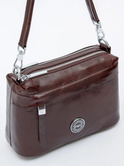 Сумка 0227CB coffee Polina&Eiterou