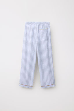LIMITED EDITION STRIPED PYJAMA TROUSERS - Zara фото 2