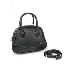 Сумка женская искусственная кожа DJ-CM 6966-BLACK, 1отд, плечевой ремень, черный SALE 261520