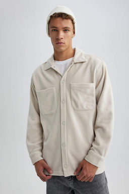 Рубашка Polar с длинным рукавом Relax Fit - Defacto фото 4