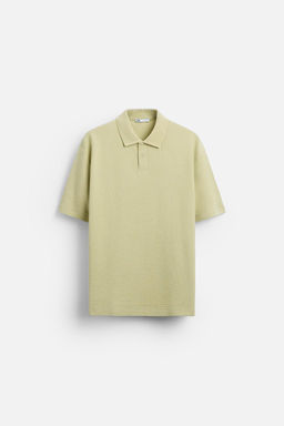 TEXTURED POLO SHIRT - Zara фото 44