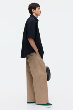 Camisa Oxford de manga corta Relaxed Fit - H&m фото 8