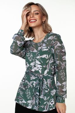 Блузка женская 4021/03/Серый, пудровый - Rise фото 9