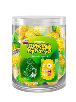Мармелад Дикий кукуруз с жидкой начинкой, 50 шт