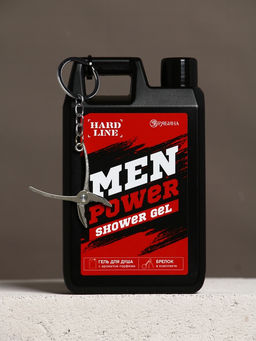 Подарочный набор мужской: гель для душа канистра 500 мл и брелок инструменты №1, HARD LINE  фото 2