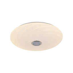 ULI-D291 72W/SW+RGB/50 MERCURY Cветильник светодиодный накладной. Диммируемый. Пульт ДУ (в/к). Встроенная Bluetooth колонка. Теплый свет(3000К)/Белый свет(4000К)/Дневной свет(6500К)/RGB. 5700Лм. TM Uniel - Volpe фото 7