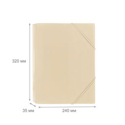 Expert Complete Trend Pastel Pastel Папка на резинке A4 600 мкм 35 мм диагональ 5 шт. ванильный EC234430