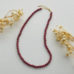 Бусы из Родонита 43 см +