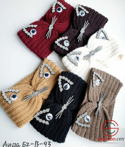 Тёплая повязка для волос