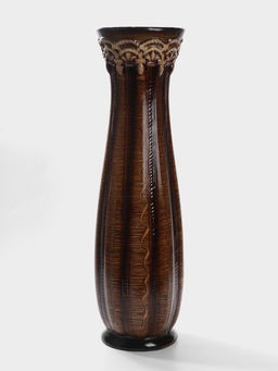 Ваза напольная керамика "Чаиро" 60х16 см, коричневый