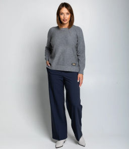 Джемпер #КТ8066, серый