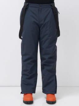 Горнолыжный костюм анорак мужской зимний темно-серого цвета 389TC - Leifensh фото 32