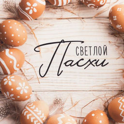 Полотенце Этель Светлой Пасхи 40х73 см, 100% хл, саржа 190 гр/м2  фото 3