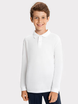 Джемпер для мальчиков в белом цвете