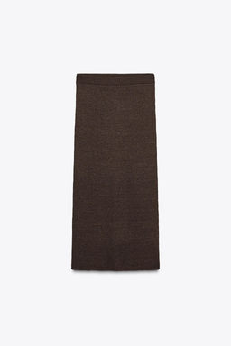TEXTURED KNIT MAXI SKIRT - Zara фото 7
