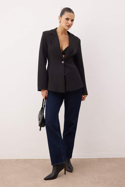 Siyah Blazer Ceket TWOAW26BC00067