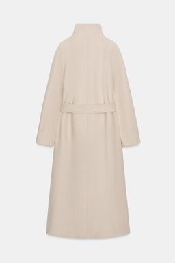 LONG COAT WITH WOOL AND HIGH NECK - Zara фото 10