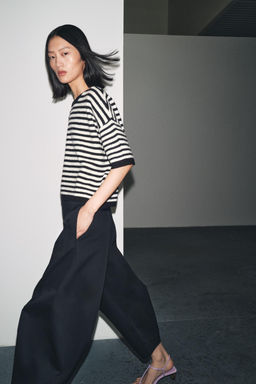 100% WOOL STRIPED SWEATER - Zara фото 4