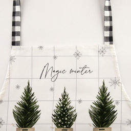 Фартук Этель Magic winter 60х70см, 100% хлопок, саржа 190 гр/м2  фото 2