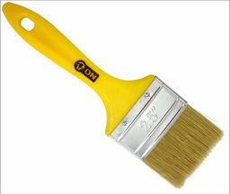 Цена за 2 шт. Кисть малярная плоская "Мастер" нат. щетина 2,5" (63мм) пласт.ручка 02-01-425