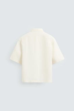 VISCOSE AND JUTE SHIRT - Zara фото 9